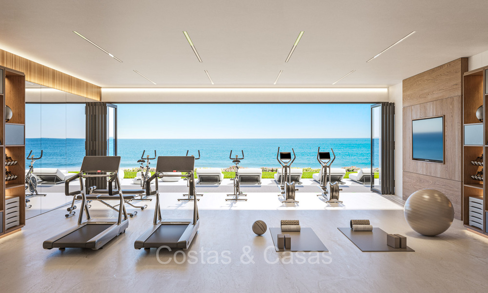 New boutique apartments and houses in a beachfront complex for sale in Manilva on the Costa del Sol 73497