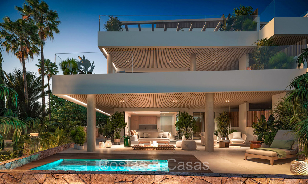 Advanced new build apartments with panoramic sea views for sale in Cabopino, east Marbella 73550