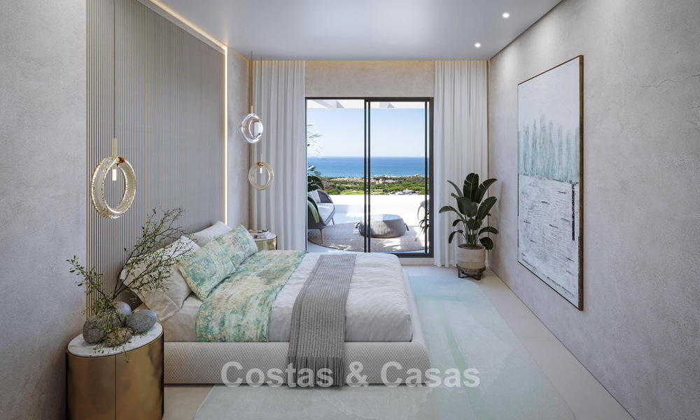 Advanced new build apartments with panoramic sea views for sale in Cabopino, east Marbella 793017