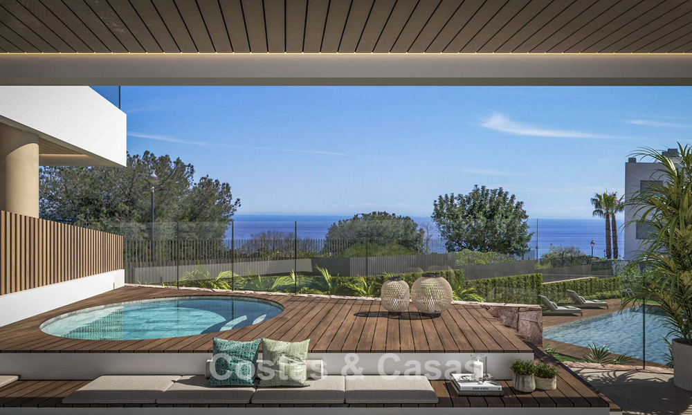 Advanced new build apartments with panoramic sea views for sale in Cabopino, east Marbella 793021