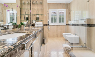 Spacious Mediterranean style family villa for sale, frontline golf on the New Golden Mile, Marbella - Benahavis 73595 