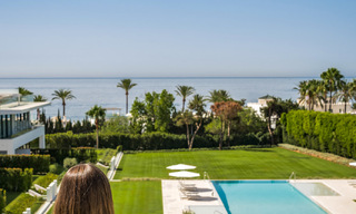 Sophisticated luxury home for sale in a gated complex with panoramic sea views on Marbella’s Golden Mile 74577 
