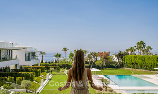 Sophisticated luxury home for sale in a gated complex with panoramic sea views on Marbella’s Golden Mile 74581 