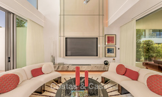 Sophisticated luxury home for sale in a gated complex with panoramic sea views on Marbella’s Golden Mile 74590 