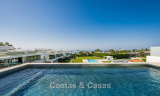 Sophisticated luxury home for sale in a gated complex with panoramic sea views on Marbella’s Golden Mile 74599 