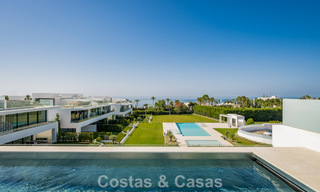Sophisticated luxury home for sale in a gated complex with panoramic sea views on Marbella’s Golden Mile 74600 