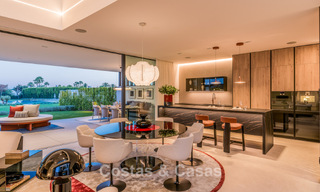 Sophisticated luxury home for sale in a gated complex with panoramic sea views on Marbella’s Golden Mile 74604 