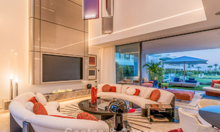 Sophisticated luxury home for sale in a gated complex with panoramic sea views on Marbella’s Golden Mile 74614 