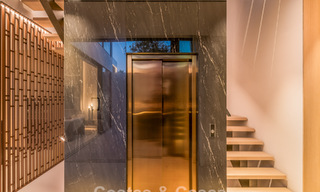Sophisticated luxury home for sale in a gated complex with panoramic sea views on Marbella’s Golden Mile 74618 