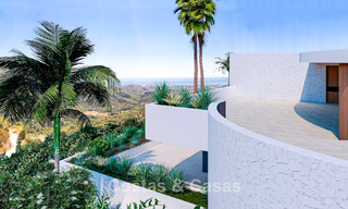 High-end designer villa with panoramic mountain and sea views for sale in a gated resort in Benahavis - Marbella 74910 