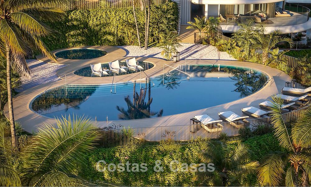 New to the market. Avant-garde style apartments with fantastic sea views for sale in Benahavis - Marbella 778324