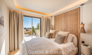 Prestigious renovated penthouse with panoramic sea views for sale in Nueva Andalucia’s Golf Valley, Marbella 773645 