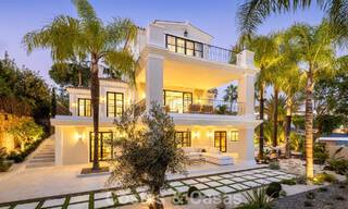 Move-in ready luxury villa with a contemporary Andalusian style for sale in Nueva Andalucia’s Golf Valley, Marbella 773855 
