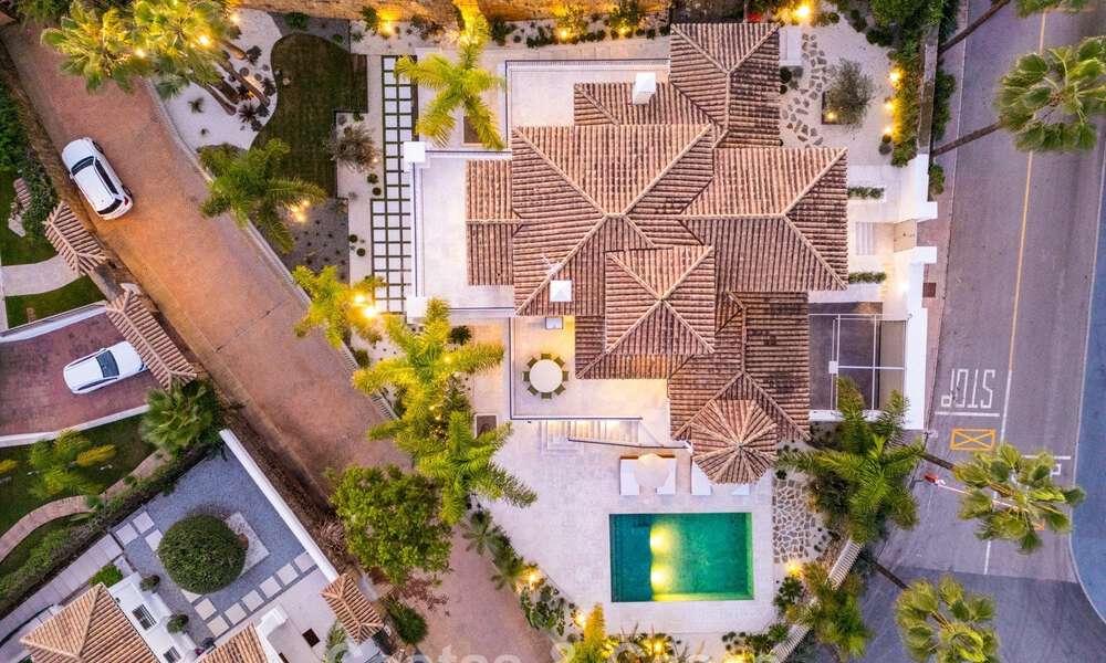 Move-in ready luxury villa with a contemporary Andalusian style for sale in Nueva Andalucia’s Golf Valley, Marbella 773857