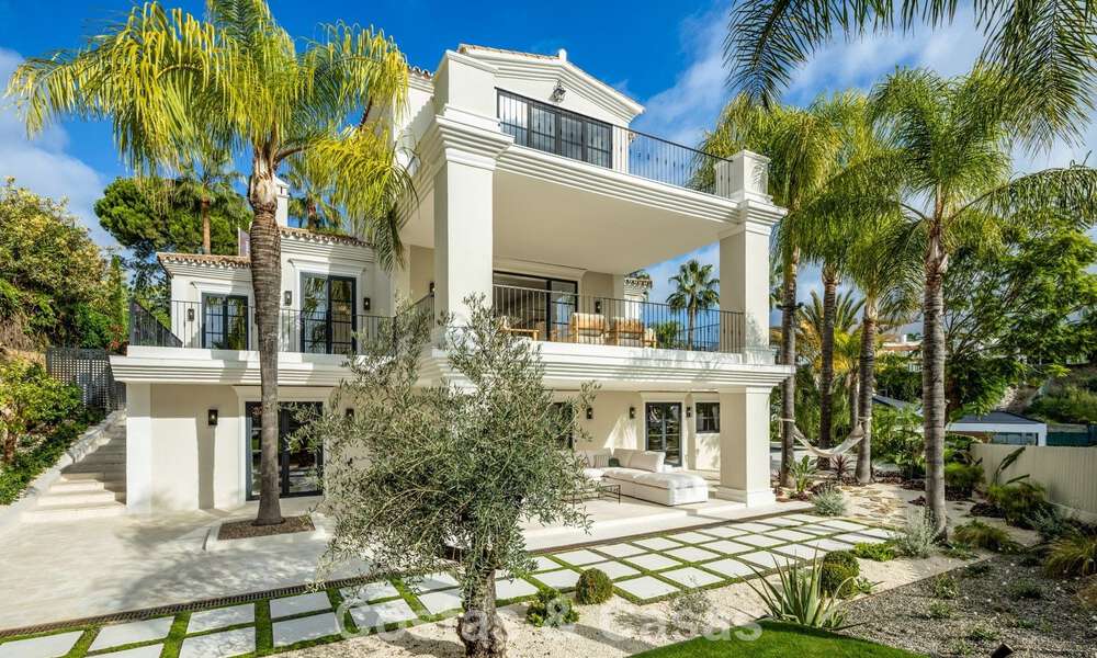 Move-in ready luxury villa with a contemporary Andalusian style for sale in Nueva Andalucia’s Golf Valley, Marbella 773870