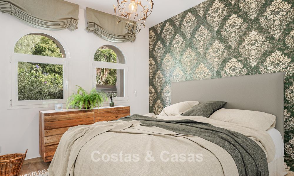Spacious, single storey villa with traditional Andalusian style for sale in Elviria, Marbella East 774419
