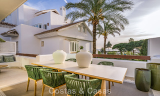 Stylish renovated apartment with sea views for sale in an exclusive beach complex in Los Monteros, Marbella East 778410 
