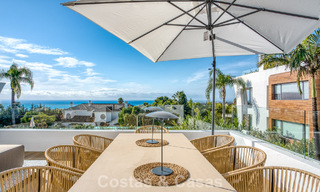 Luxurious duplex apartment for sale with sea views in a high-end Sierra Blanca complex on Marbella’s Golden Mile 774600 