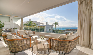 Luxurious duplex apartment for sale with sea views in a high-end Sierra Blanca complex on Marbella’s Golden Mile 774607 