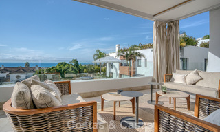Luxurious duplex apartment for sale with sea views in a high-end Sierra Blanca complex on Marbella’s Golden Mile 774610 