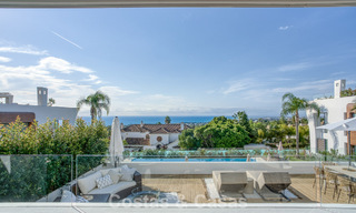 Luxurious duplex apartment for sale with sea views in a high-end Sierra Blanca complex on Marbella’s Golden Mile 774612 