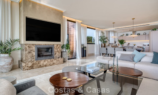Luxurious duplex apartment for sale with sea views in a high-end Sierra Blanca complex on Marbella’s Golden Mile 774614 