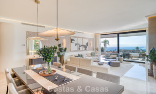 Luxurious duplex apartment for sale with sea views in a high-end Sierra Blanca complex on Marbella’s Golden Mile 774624 