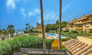 Spacious 3-bedroom apartment with panoramic sea views for sale in a beach complex east of Marbella centre 774639 