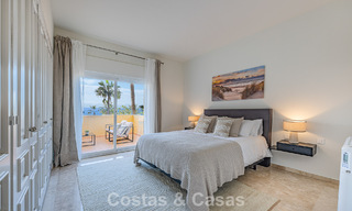 Spacious 3-bedroom apartment with panoramic sea views for sale in a beach complex east of Marbella centre 774659 