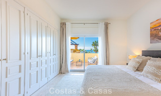 Spacious 3-bedroom apartment with panoramic sea views for sale in a beach complex east of Marbella centre 774660 