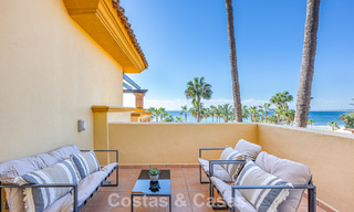 Spacious 3-bedroom apartment with panoramic sea views for sale in a beach complex east of Marbella centre 774663 