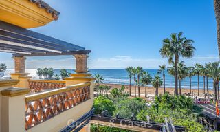 Spacious 3-bedroom apartment with panoramic sea views for sale in a beach complex east of Marbella centre 774667 