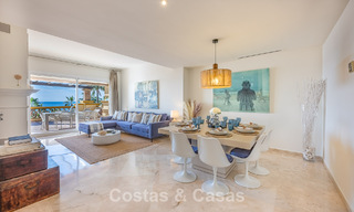 Spacious 3-bedroom apartment with panoramic sea views for sale in a beach complex east of Marbella centre 774689 