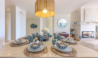 Spacious 3-bedroom apartment with panoramic sea views for sale in a beach complex east of Marbella centre 774694 