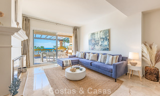 Spacious 3-bedroom apartment with panoramic sea views for sale in a beach complex east of Marbella centre 774697 