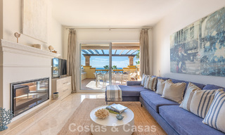 Spacious 3-bedroom apartment with panoramic sea views for sale in a beach complex east of Marbella centre 774698 