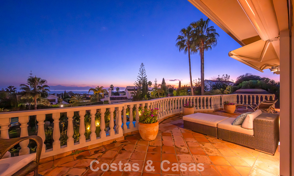 Beautiful Spanish style villa with stunning sea views for sale in Elviria, East Marbella 774727