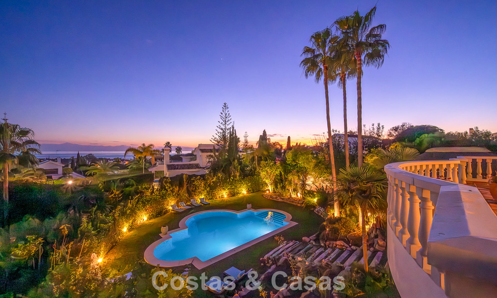 Beautiful Spanish style villa with stunning sea views for sale in Elviria, East Marbella 774729