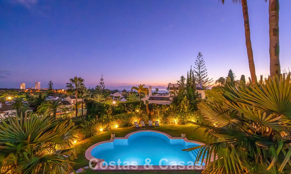 Beautiful Spanish style villa with stunning sea views for sale in Elviria, East Marbella 774730