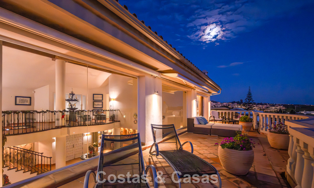 Beautiful Spanish style villa with stunning sea views for sale in Elviria, East Marbella 774731