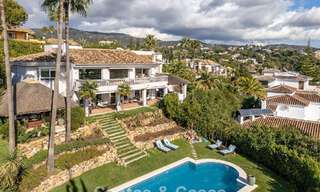 Beautiful Spanish style villa with stunning sea views for sale in Elviria, East Marbella 774734 