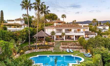 Beautiful Spanish style villa with stunning sea views for sale in Elviria, East Marbella 774737