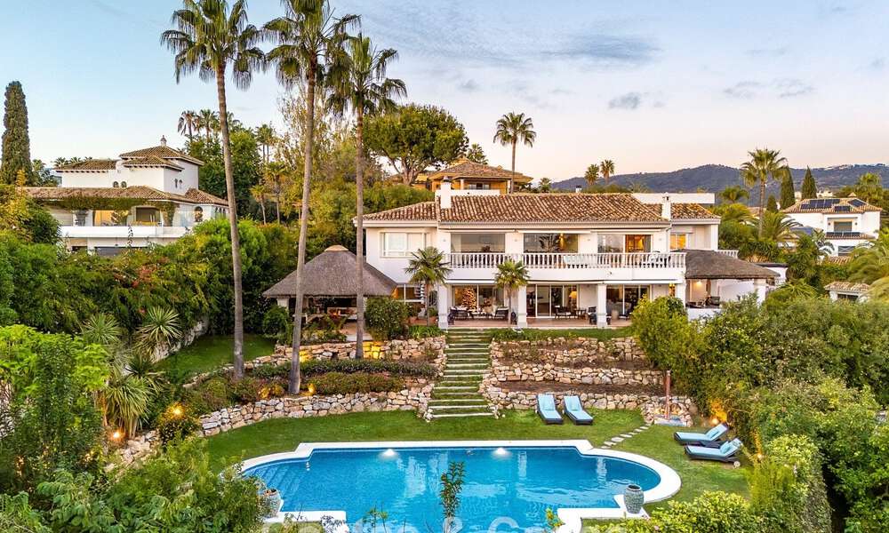Beautiful Spanish style villa with stunning sea views for sale in Elviria, East Marbella 774737