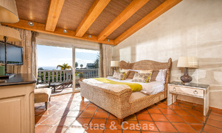 Beautiful Spanish style villa with stunning sea views for sale in Elviria, East Marbella 774745 