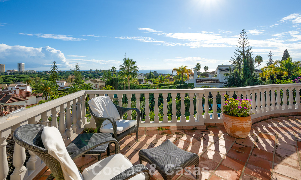 Beautiful Spanish style villa with stunning sea views for sale in Elviria, East Marbella 774747
