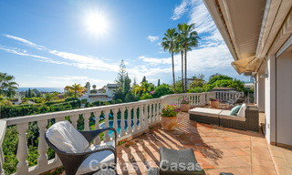 Beautiful Spanish style villa with stunning sea views for sale in Elviria, East Marbella 774749 