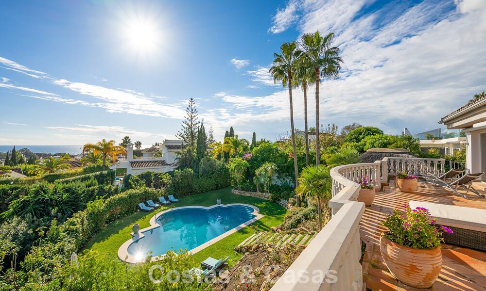 Beautiful Spanish style villa with stunning sea views for sale in Elviria, East Marbella 774750
