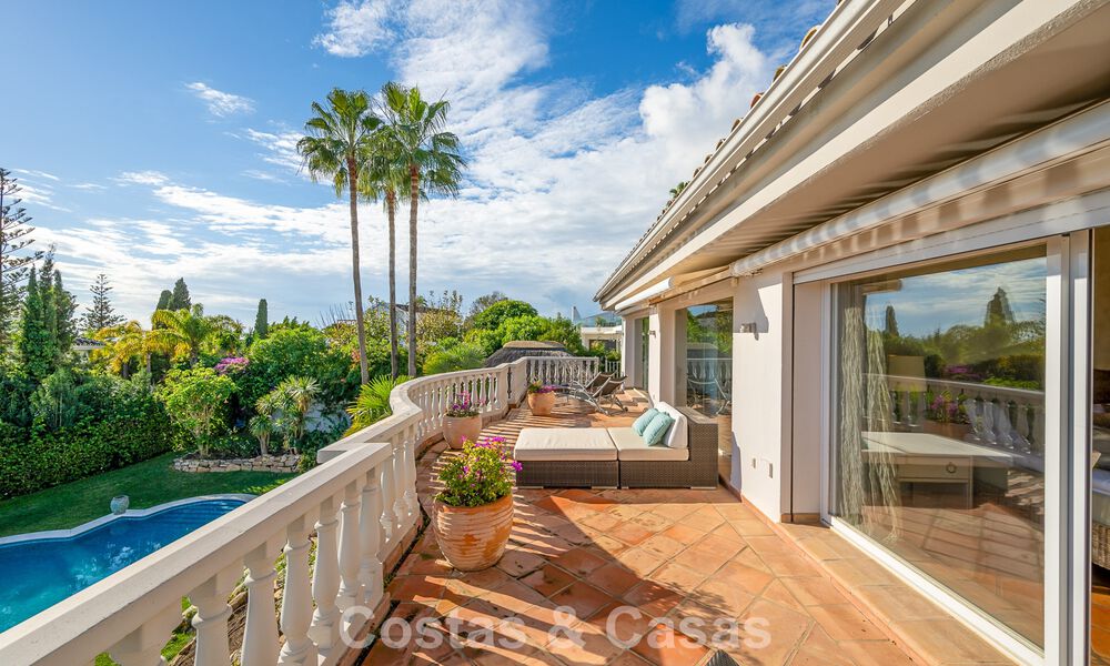 Beautiful Spanish style villa with stunning sea views for sale in Elviria, East Marbella 774751