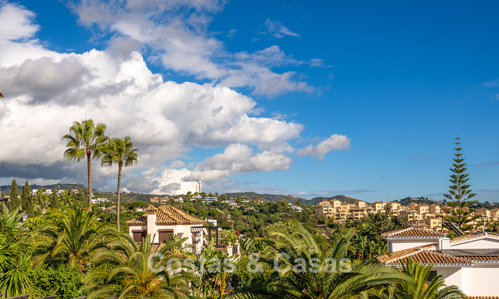 Beautiful Spanish style villa with stunning sea views for sale in Elviria, East Marbella 774754