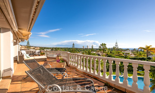 Beautiful Spanish style villa with stunning sea views for sale in Elviria, East Marbella 774756 